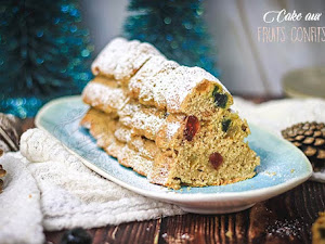 Cake aux fruits confits de Noël