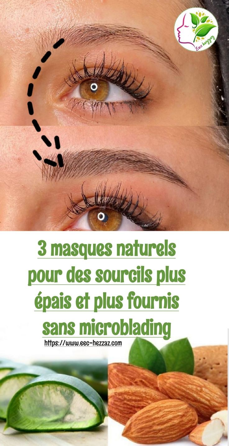 3 masques naturels pour des sourcils plus épais et plus fournis sans microblading