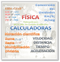 FÍSICA O CIENCIAS, CALCULA VELOCIDAD DISTANCIA TIEMPO ACELERACIÓN.