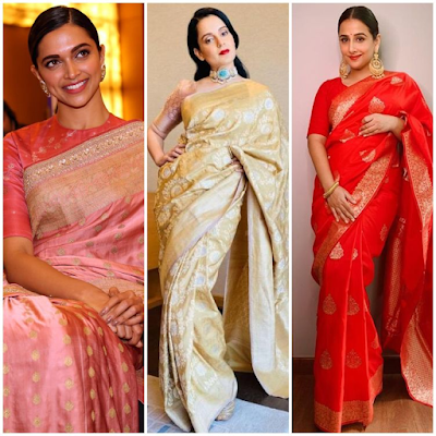 Wear Your Banarasi Saree with Belt