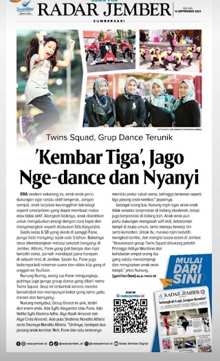 Kembar Tiga Jago Nyanyi dan Dance