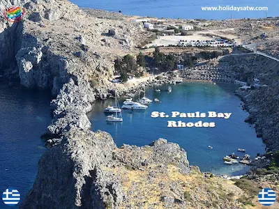 Famous beaches in Rhodes