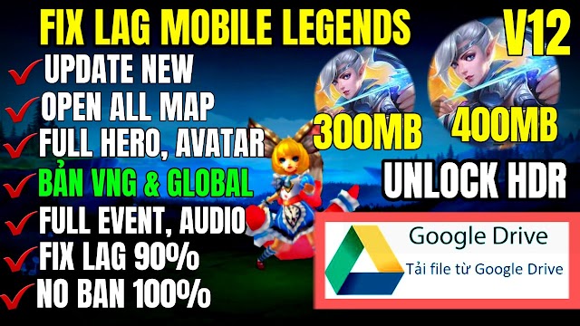 Fix Lag Mobile Legends: Bang Bang VNG V12, Fix Ping Cao, Ổn Định Cho Máy, Fix Lag Giật Khi Giao Tranh, Giảm Data Game