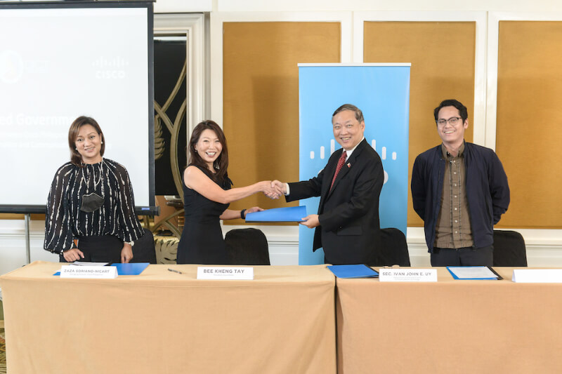 The signing of the MOU with DICT secretary Uy