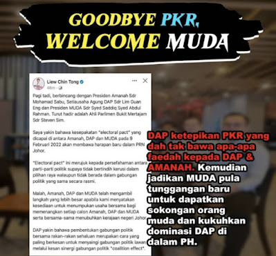 Good Bye PKR, Welcome MUDA