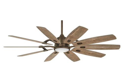 Minka-Aire F864L-HBZ Barn 65 Ceiling Fan with LED Light