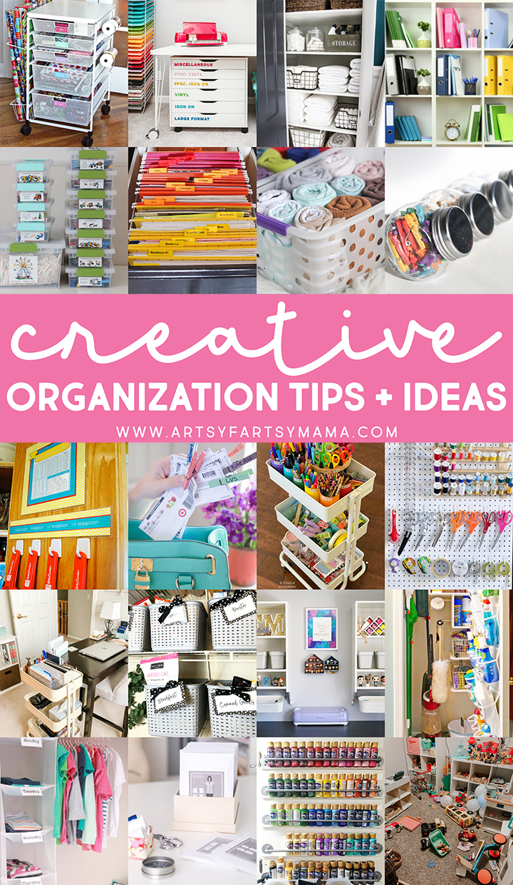 Creative Organization Tips + Ideas