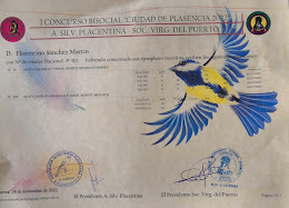 I Concurso Ornitológico "Ciudad de Plasencia" 2022