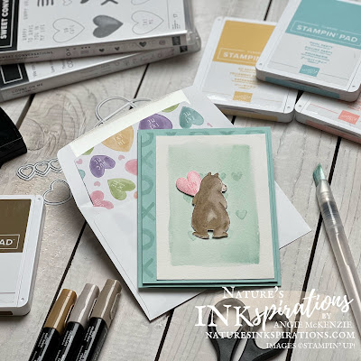 Supplies for the Count on Me Sweet Conversations card | Nature's INKspirations by Angie McKenzie