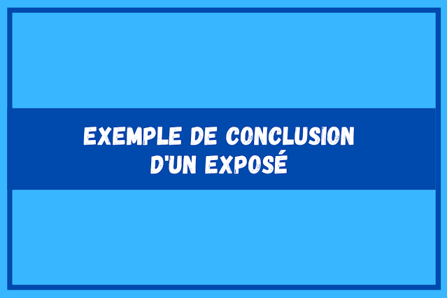 Une bonne conclusion d'un exposé est une partie très importante de toute présentation, et souvent, on ne lui accorde pas autant d'attention qu'elle le devrait.