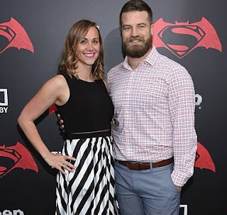 Liza Barber with her husband Ryan Fitzpatrick