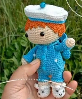 PATRON GRATIS MUÑECO AMIGURUMI 49443 👦