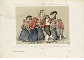 Название :  Danse (Eaux-Bonnes / Vallée d'Ossau) Автор  :  Gorse, Pierre (1816-1875). Fonction indéterminée