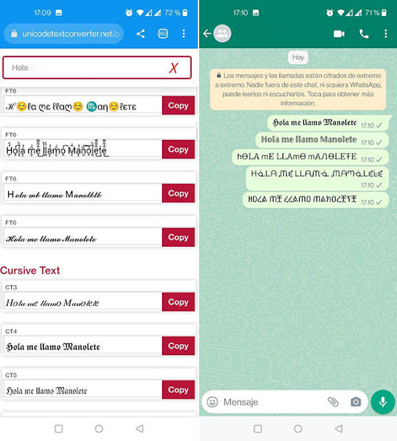 Aprende a escribir con distintos tipos de letra en WhatsApp