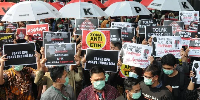 Survei Indikator: Tingkat Kepercayaan Publik Terhadap KPK Turun Drastis, Polri Meningkat Tajam