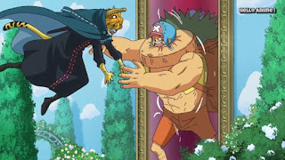 ワンピースアニメ WCI編 821話 ペドロ チョッパー | ONE PIECE ホールケーキアイランド編