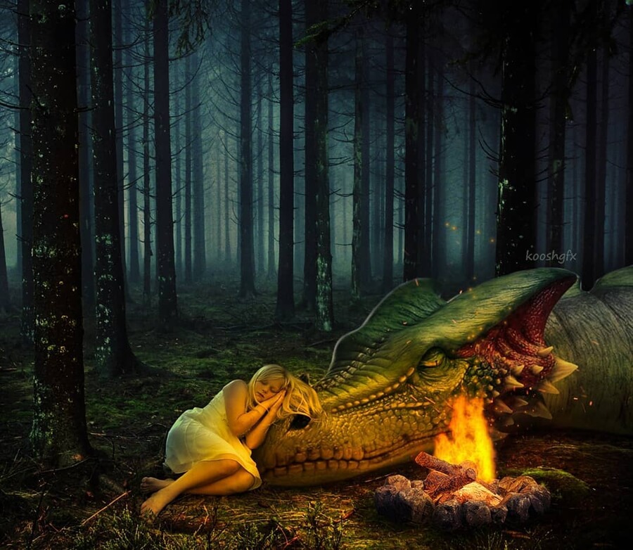 04-Camping-with-your-dragon-Kooshgraphics-www-designstack-co