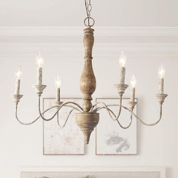 FRENCH COUNTRY WOOD CHANDY