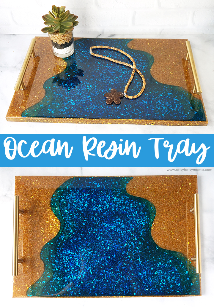Ocean Resin Tray