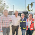 Se reúnen Evelyn Salgado y Andrés Manuel López Obrador en el Centro de Mando para la Atención de Efectos del Huracán “Otis”