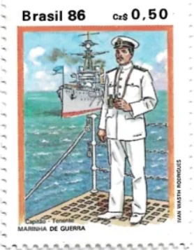 Selo Capitão-tenente da Marinha de 1930