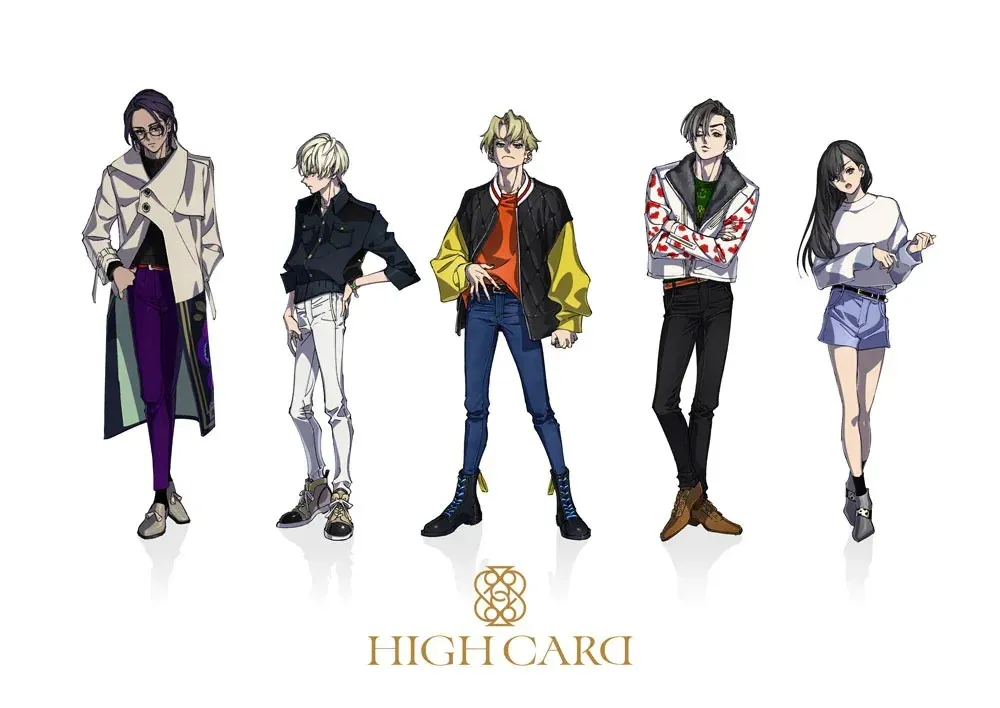 O Anime High Card, Que é novo projeto do autor de Kakegurui, Revelou um novo Trailer