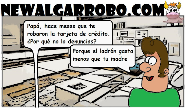 chiste tarjeta robada