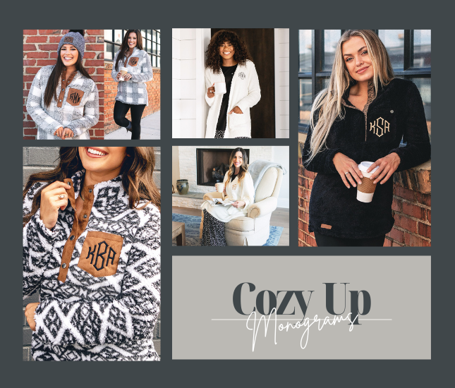 Cozy up monograms