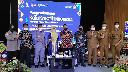  Buka Workshop KaTa Kreatif Indonesia Pemko Banda Aceh Apresiasi Menparkeraf Sandiaga Uno 