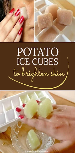 Potato Ice Cubes To Brighten Skin