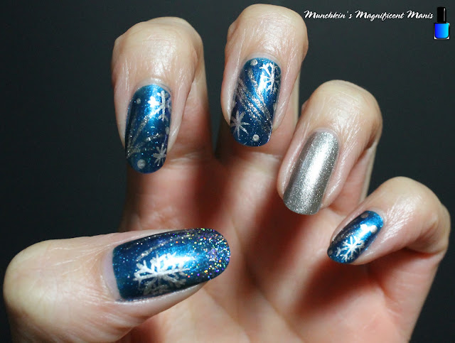 Snowflake Nail Design