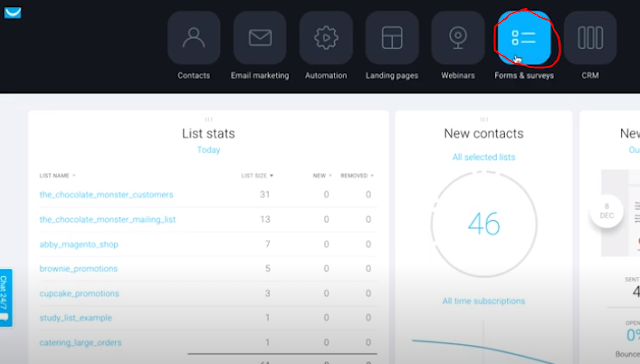 how to create form page in getresponse