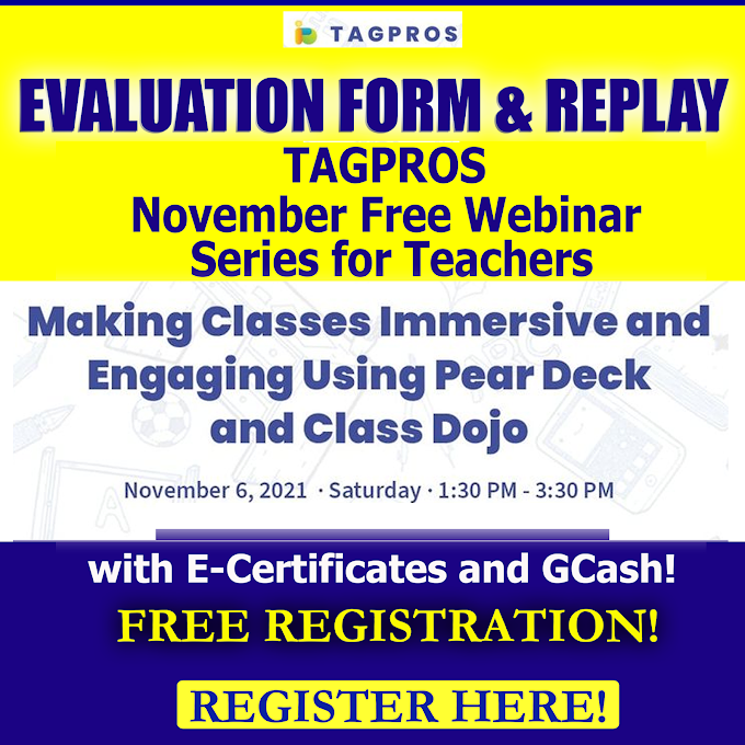 Tagpros November 6 | Official Evaluation Form and Replay 