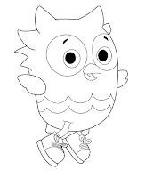 O the Owl coloring page