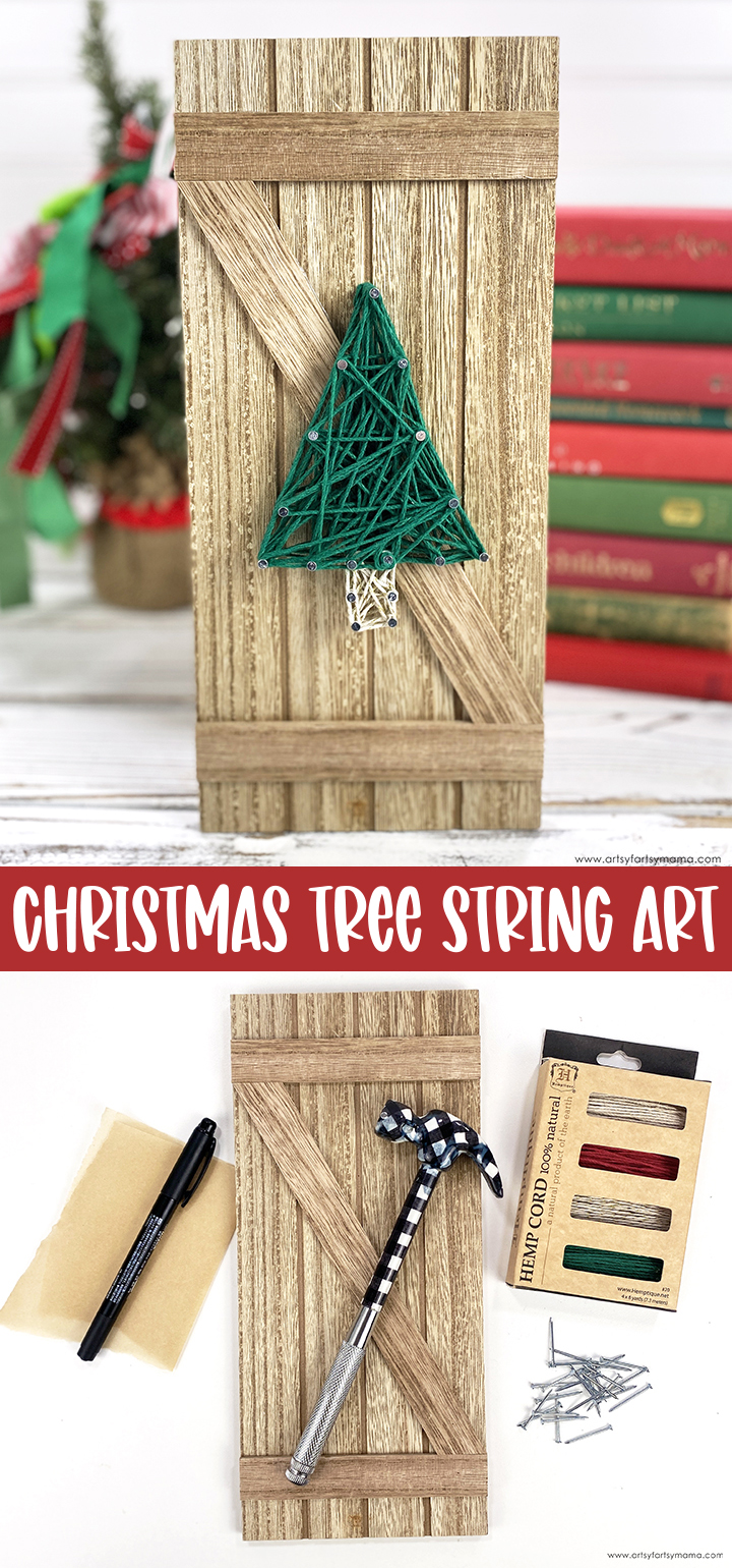 Christmas Tree String Art with Hemptique