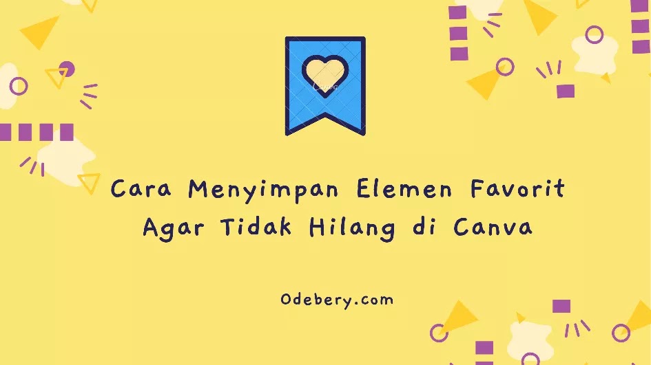 Cara menyimpan elemen favorit di canva