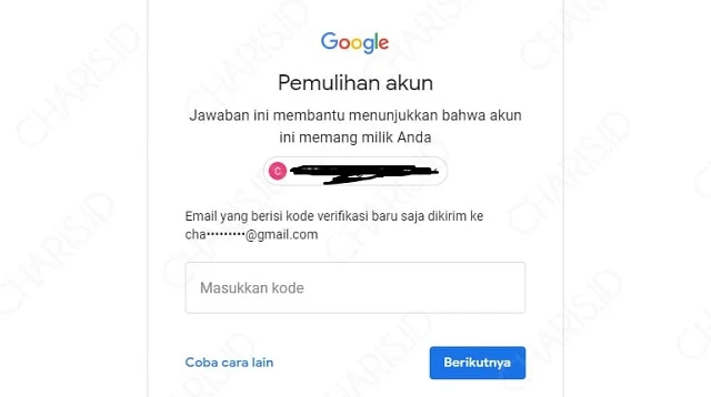 Cara Masuk Gmail Tanpa Kode Verifikasi