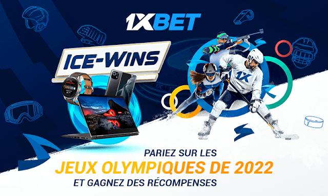 1xbet: promo Ice Wins pour les Jeux Olympiques