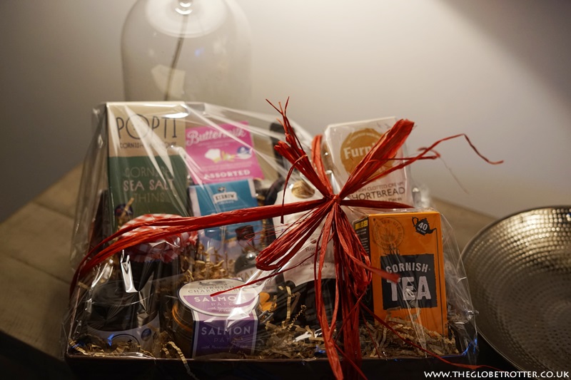 Welcome Hamper at the Lower Trevivian - Aspects Holidays.