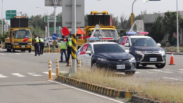 彰化台61線西濱公路車禍演練 降低警察執勤風險及二次事故