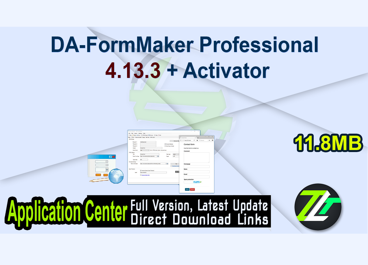 DA-FormMaker Professional 4.13.3 + Activator