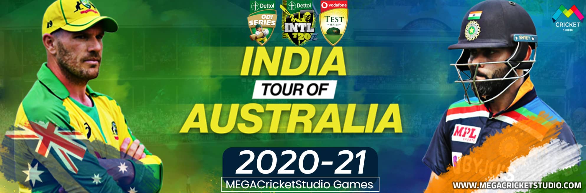 A1 StudioZ India vs Australia 2020-21 Patch for EA Cricket 07