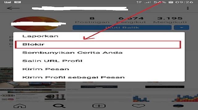 Cara Memblokir Akun IG Orang