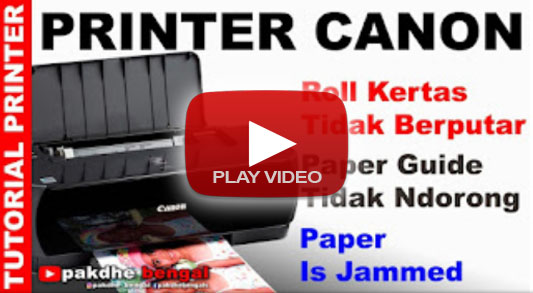 Printer canon roll tidak mau berputar paper guide tidak pendorong kertas tidak masuk paperjam, paperjam, roll tidak berputar, pendorong kertas macet, Canon roll printer does not want to rotate the paper guide not pushing the paper does not enter paper jam, paper jam, roll does not rotate, push paper jam, Cara Memperbaiki Printer Canon Roll Tidak Berputar Kertas Tidak Bisa Masuk Paperjam