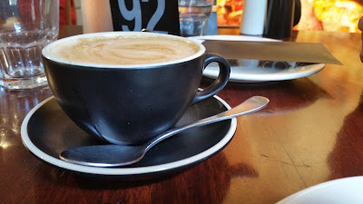 Coffee at the 40's Café in Angaston, South Australia.