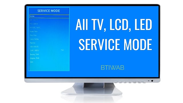 All LCD/LED TV Service Mode Codes - Service Menu Codes 