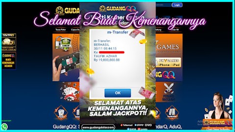 Selamat Kepada Member Setia GudangQQ WD sebesar Rp. 19.800.000.-