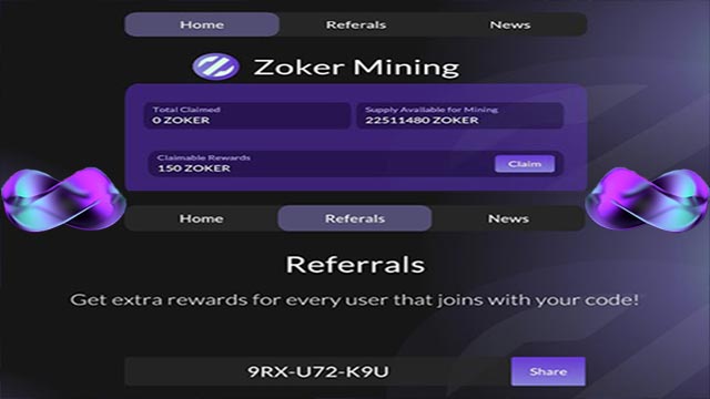 ZOKER Mining App | Play To Earn Zokerverse Built on SOLANA