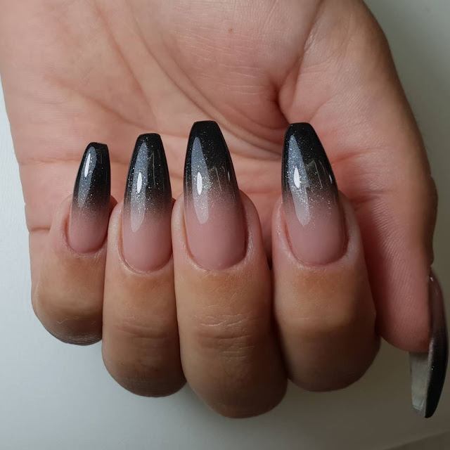 Black and Pastel Ombre