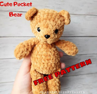 PATRON GRATIS OSO AMIGURUMI 50459 🧸